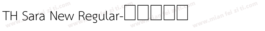 TH Sara New Regular字体转换